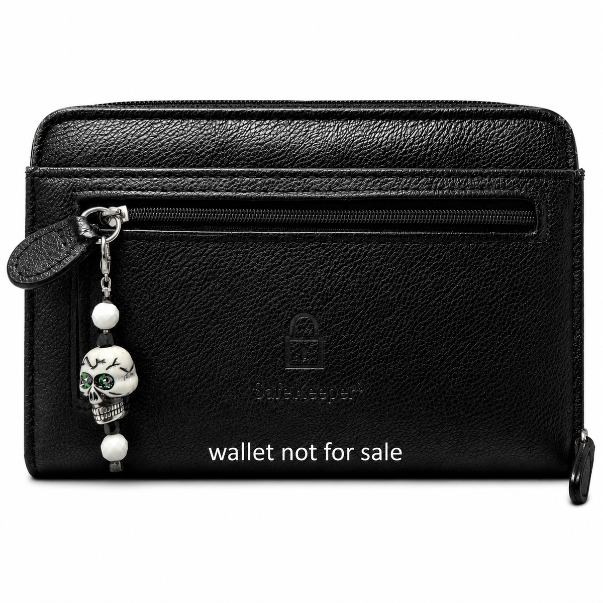 Skull Zipper Charm